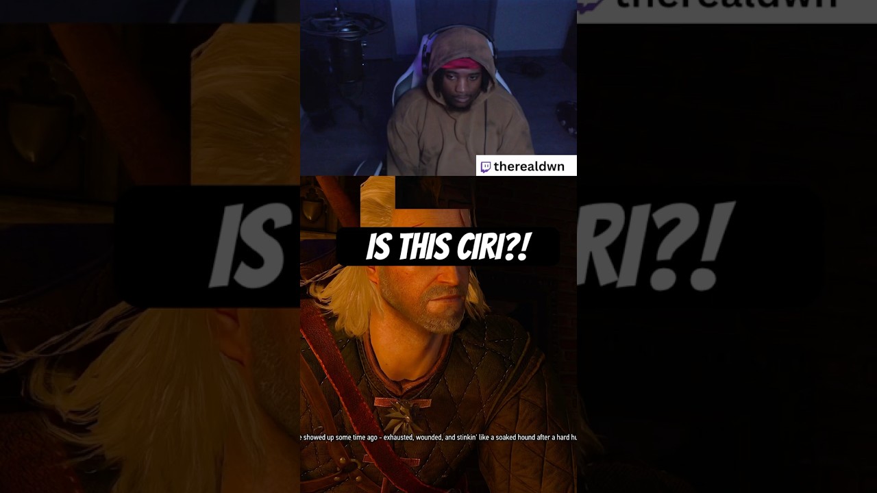 You can PLAY as CIRI in THE WITCHER 3 #shorts #thewitcher3 #thewitcher3gameplay