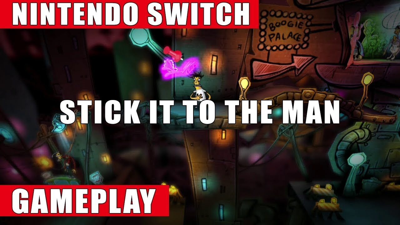 Stick It To The Man Nintendo Switch Gameplay