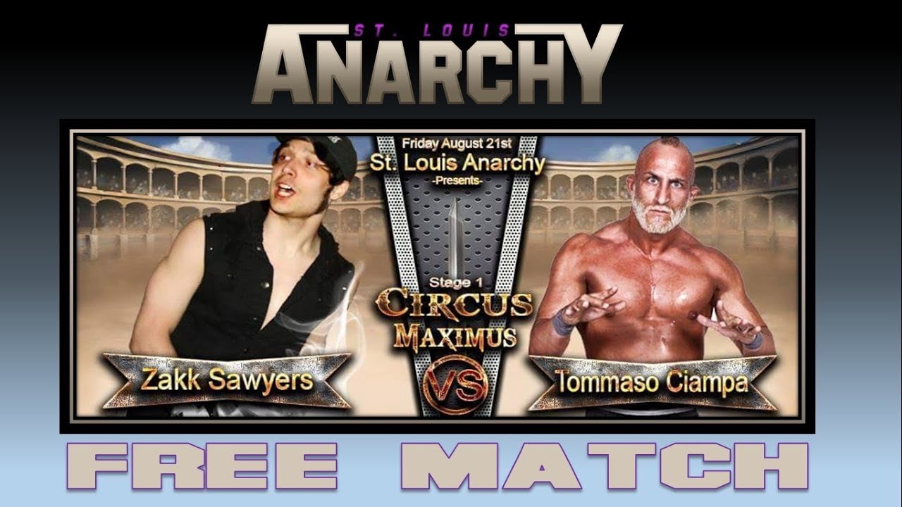 FREE MATCH - Zakk Sawyers vs Tommaso Ciampa - SLA Circus Maximus 2015