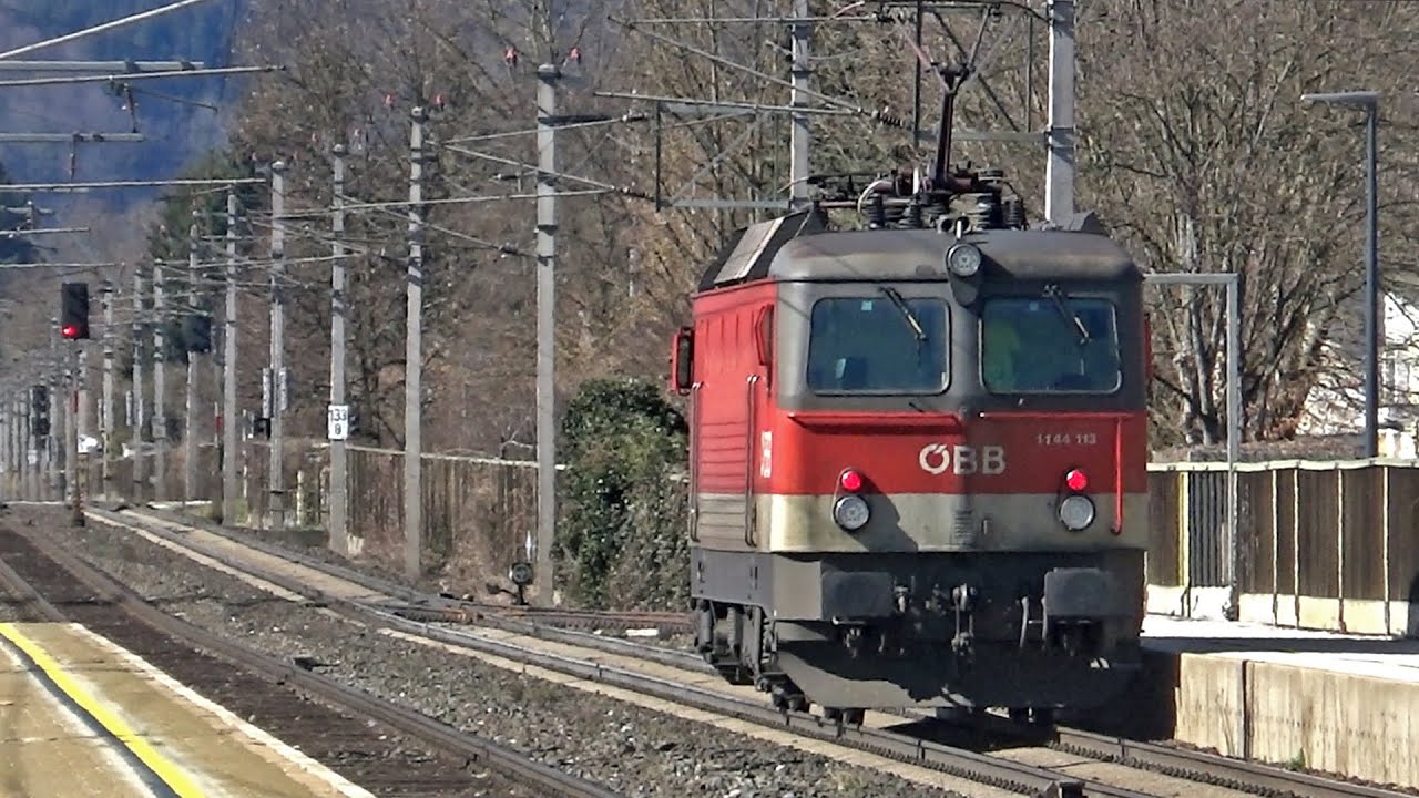 &Ouml;BB Kleinlok Baureihe 1144 113 Richtung Villach Hbf in &Ouml;sterreich