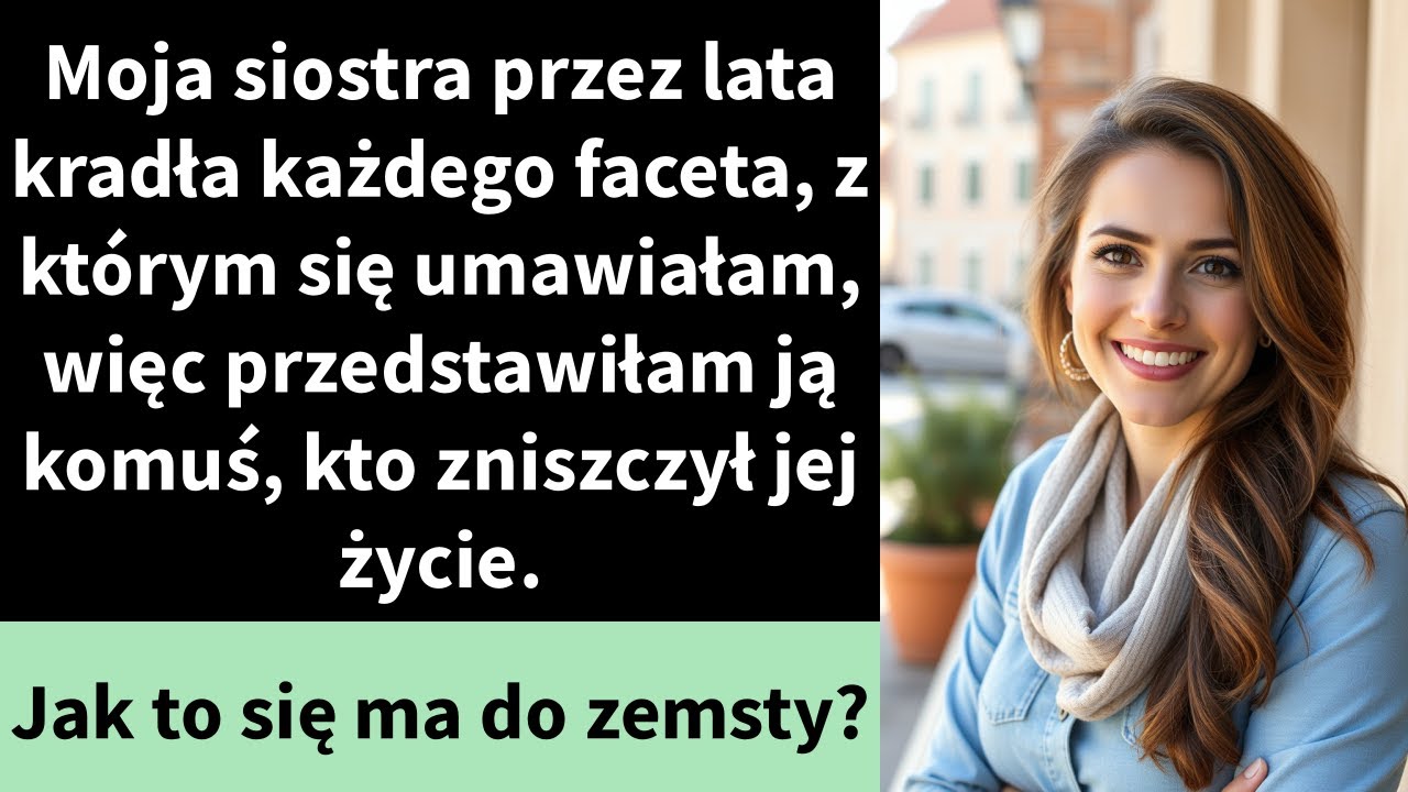 Moja siostra kradła każdego faceta, z którym się umawiałam przez lata, więc przedstawiłam ją komuś,