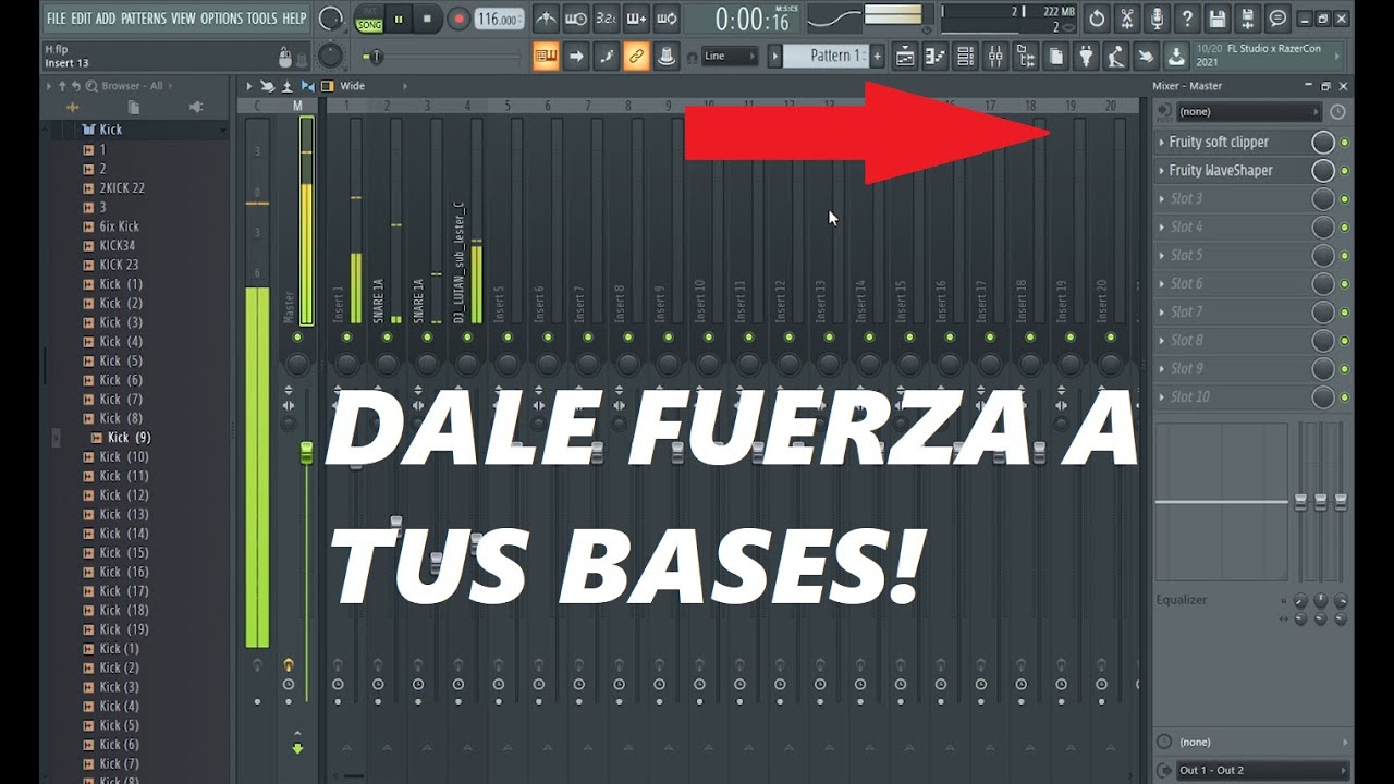 DALE FUERZA A TUS BEATS DE DEMBOW COMO LEO RD (Solo plugins nativos de Fl Studio) 🔥