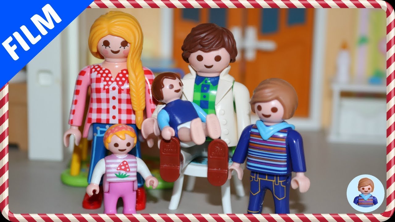 Playmobil Film deutsch - Familie Fröhlich lernt Baby Leon kennen - PlaymoGeschichten