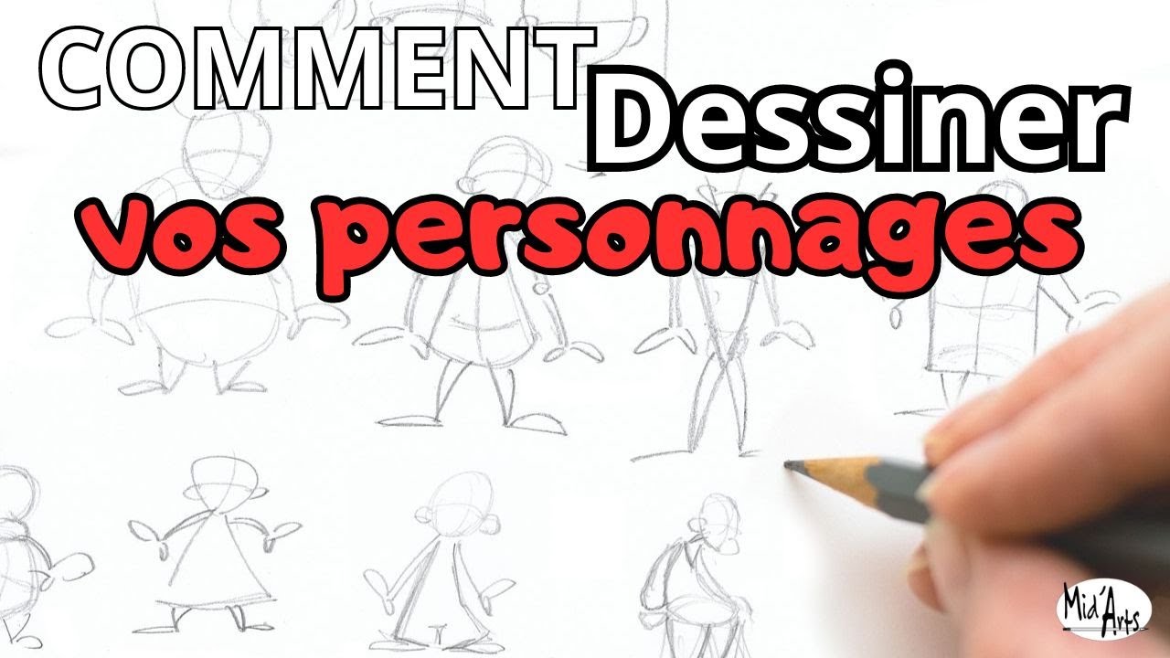 QUATRE EXERCICES pour IMAGINER et DESSINER facilement vos personnages (édition 2024)