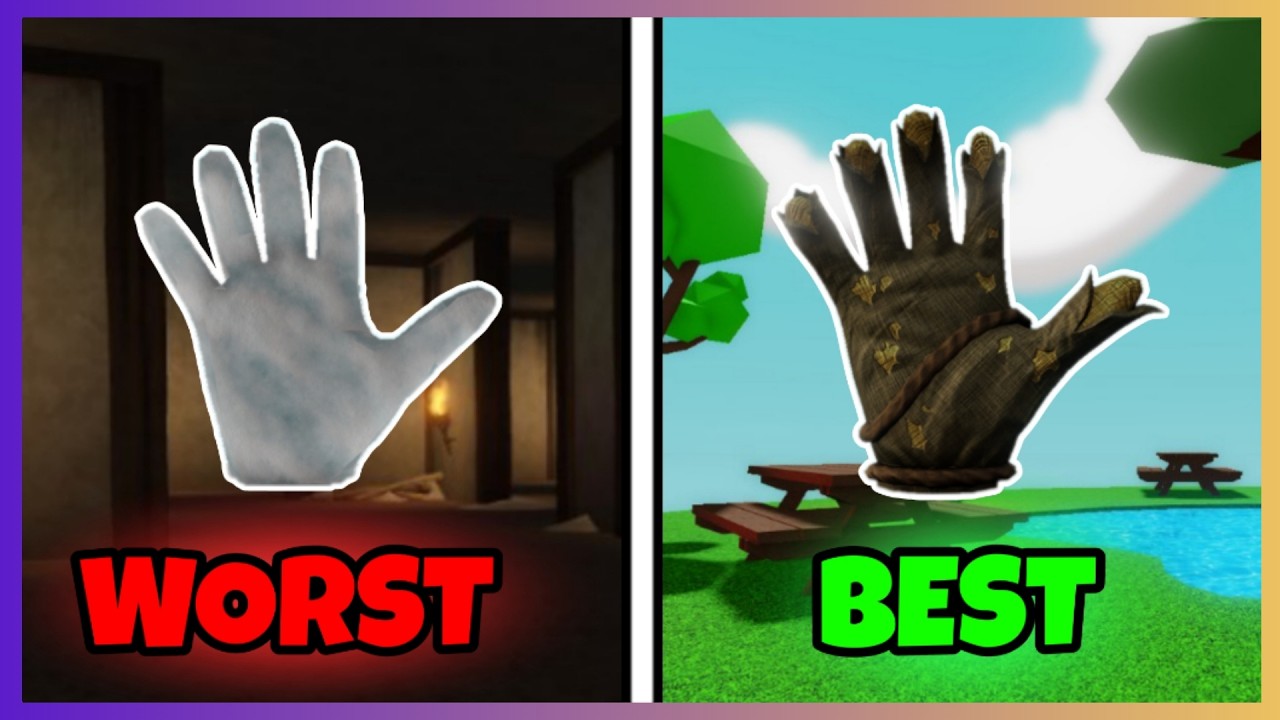Top 5 BEST and WORST gloves in SLAP BATTLES👏 | Slap Battles | Roblox