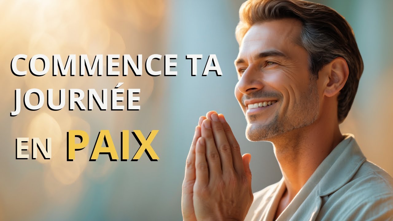 PRIÈRE DU MATIN PUISSANTE – Dépose tes peurs et reçois la paix de Dieu