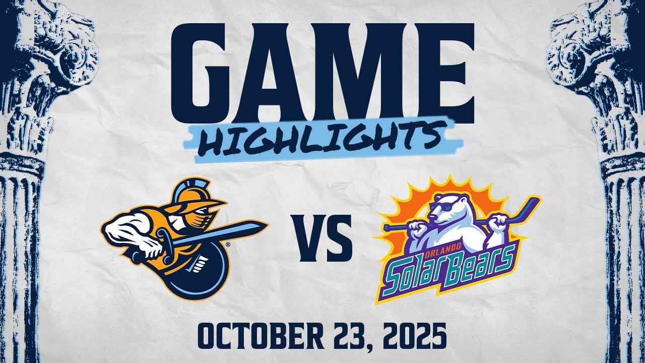 HIGHLIGHTS: Atlanta Gladiators @ Orlando Solar Bears 10/23/25