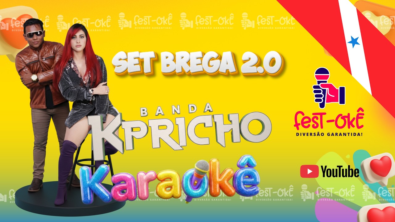 🎤 KARAOKÊ Banda Kpricho – Set Bregaço 2.0 | Playback