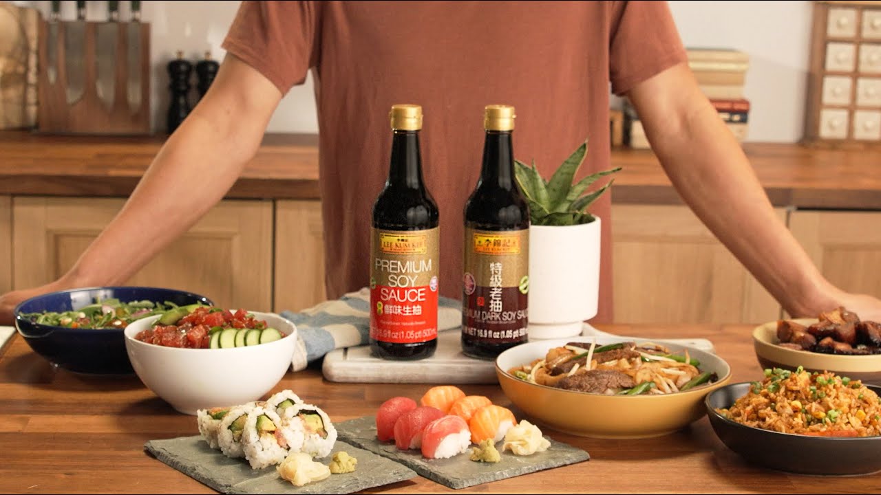 How To Use Dark Soy Sauce and Light Soy Sauce #leekumkee