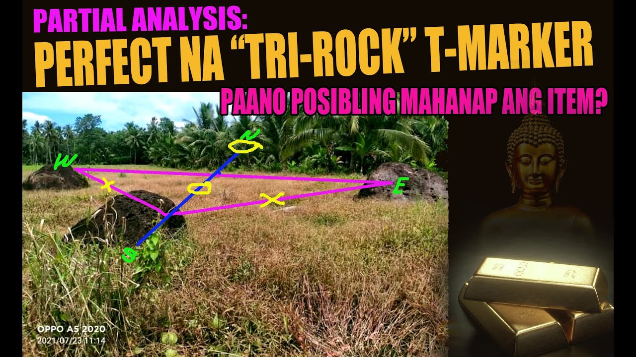 PERFECT TRI- ROCK TREASURE MARKER