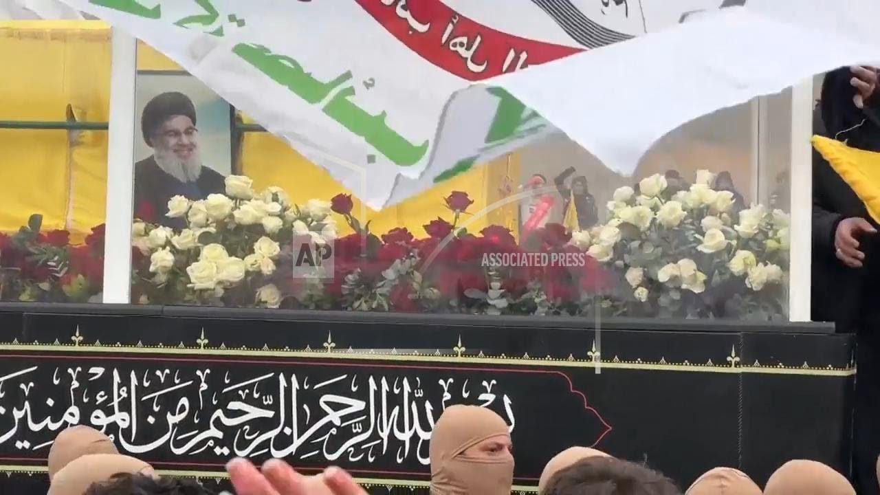 Hundreds of thousands attend funeral of former Hezbollah leader, 5 months after his killing