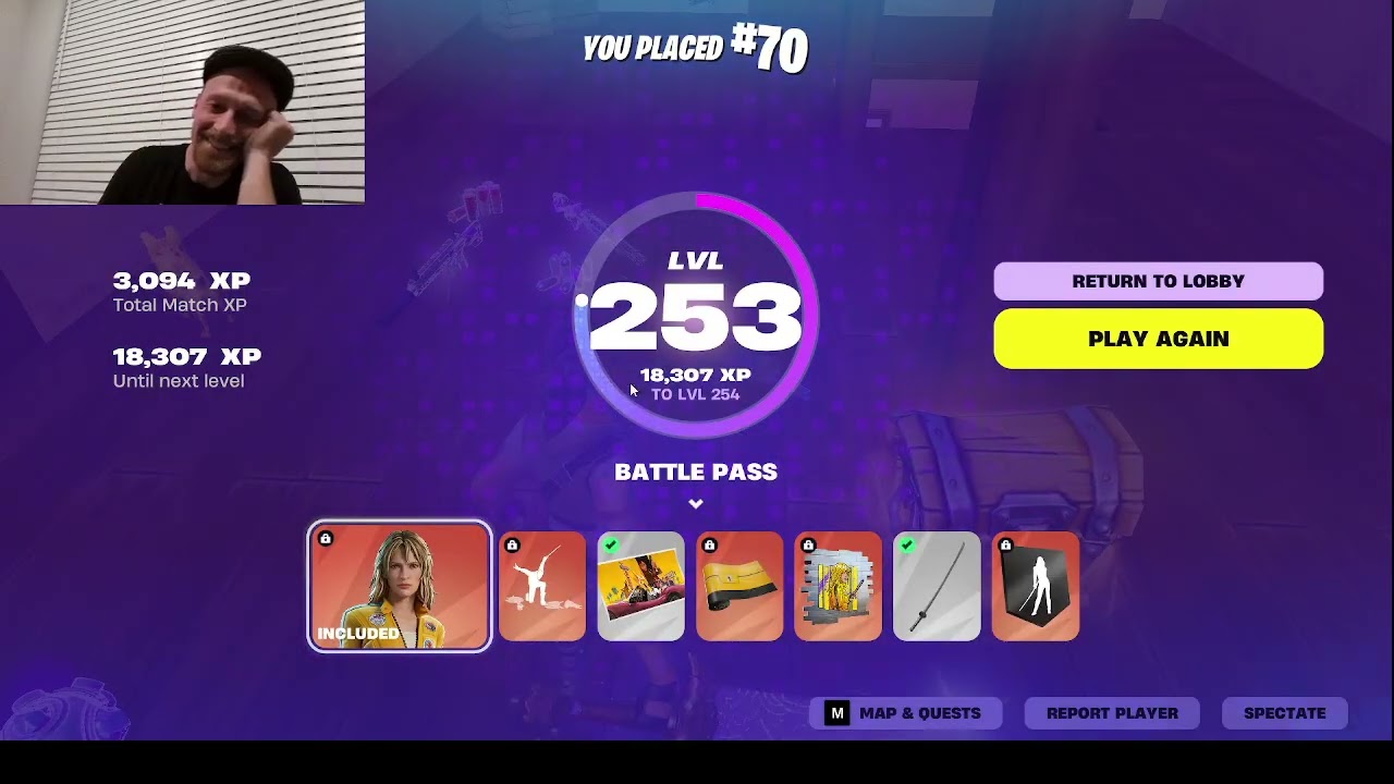 Fortnite game play I I lose a couple of quick games I maybe 3