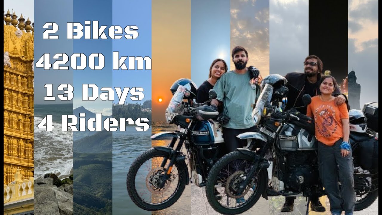 South India Bike Ride | Couple Ride | 4200Kms | 13 days | Pune to Kanyakumari
