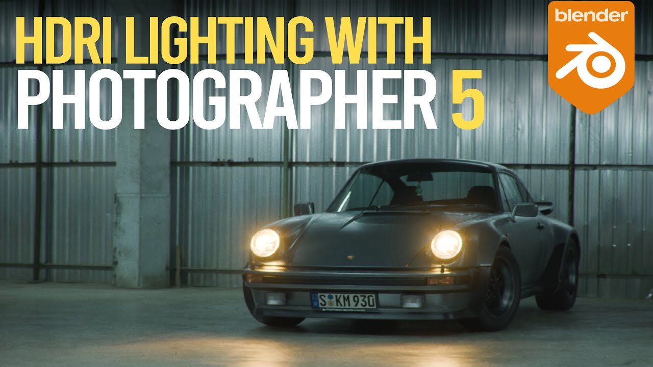 HDRI Lighting with Photographer 5 in Blender