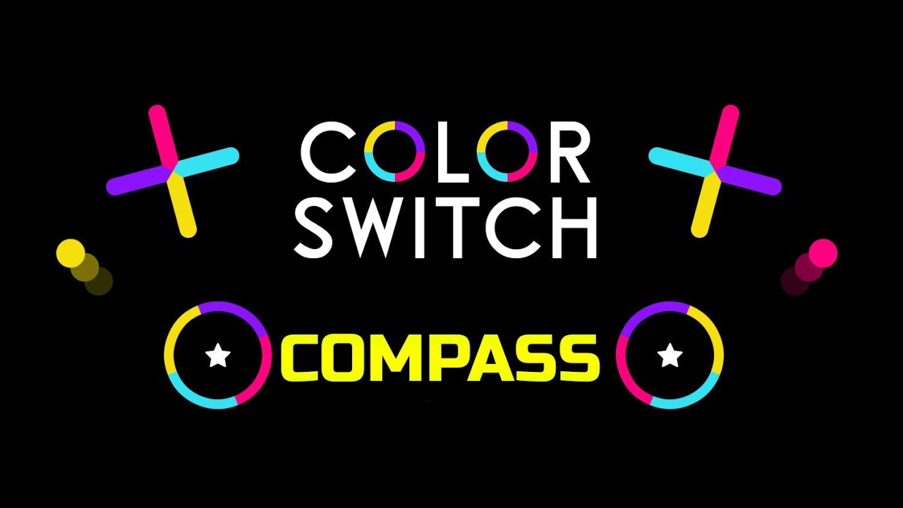 Color Switch Compass Level 1 To 108 Full Gameplay
