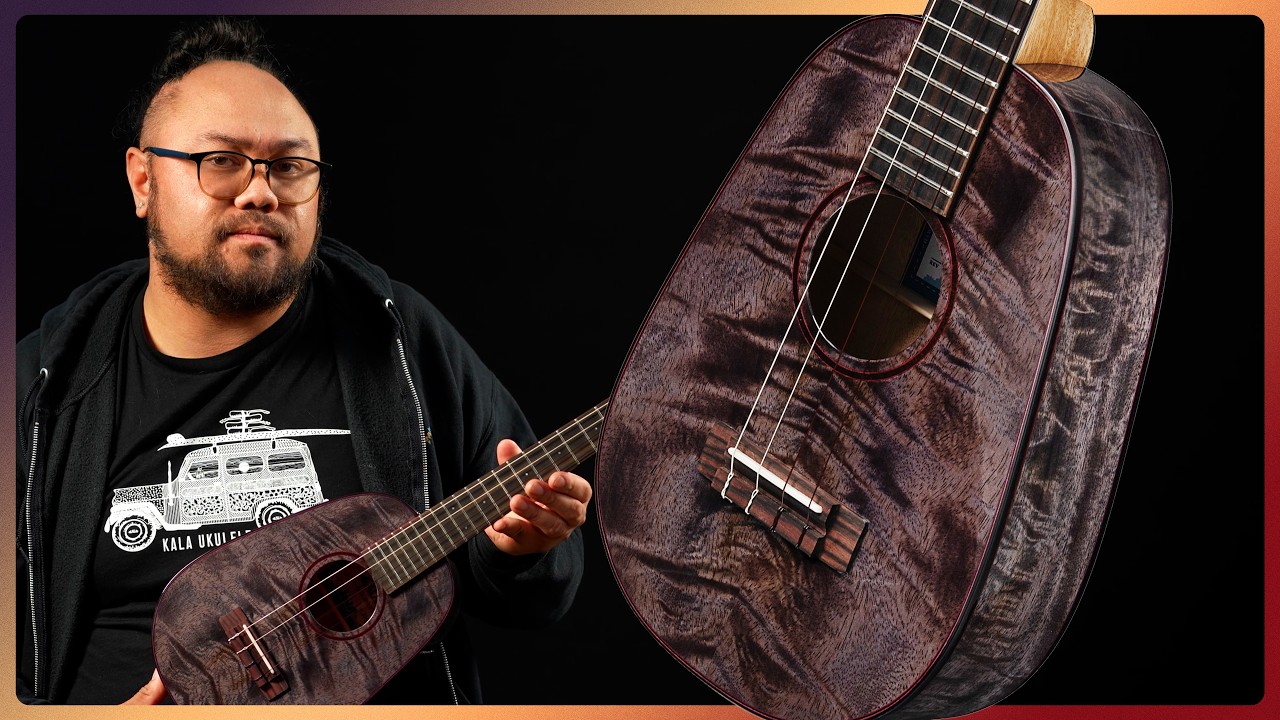 Kala Metropolitan Deluxe Series | Обзор теноровой гитары All-Solid Black Night Mango Pineapple