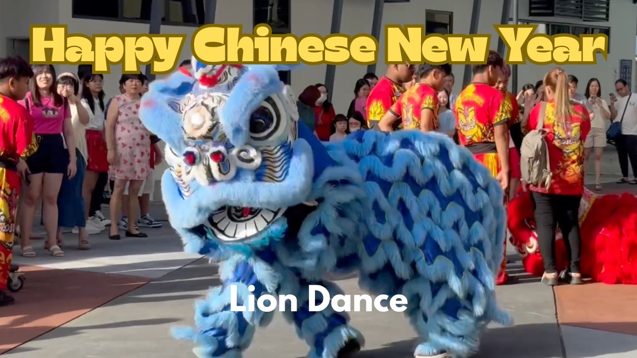 Chinese New Year Lion Dance in the Neighborhood! 🦁🧨 | Bringing Luck to the Streets