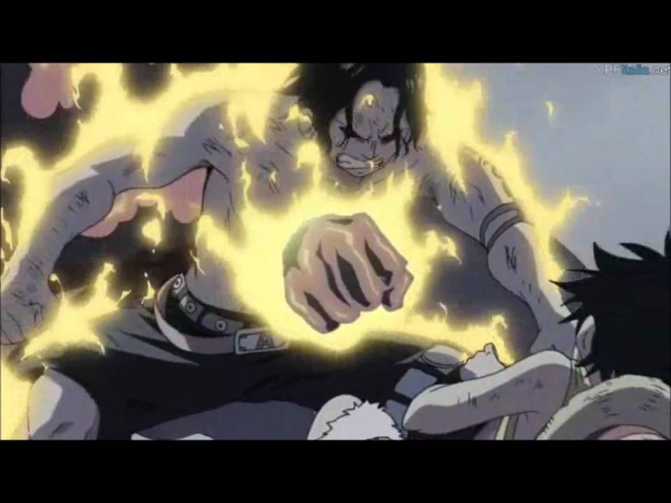One Piece morte di Barbabianca e Ace.Amv