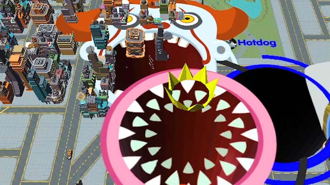 Hole.io Map Control: 100.00% - Big Hole WORLD RECORD 