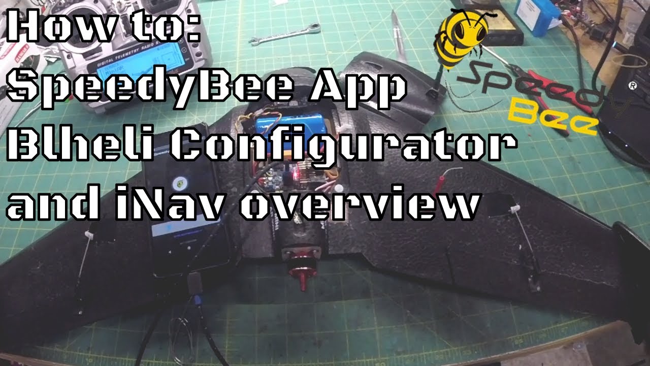 SpeedyBee App BLheli Configurator and iNav walk through
