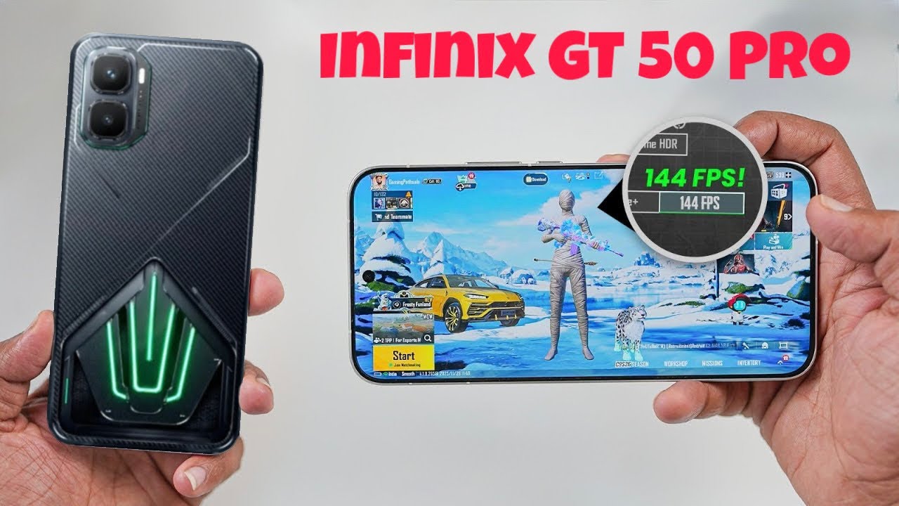 Infinix GT 50 Pro Pubg Test | Infinix GT 50 Pro Gaming Test | Infinix GT 50 Pro Bgmi Test | Infinix 