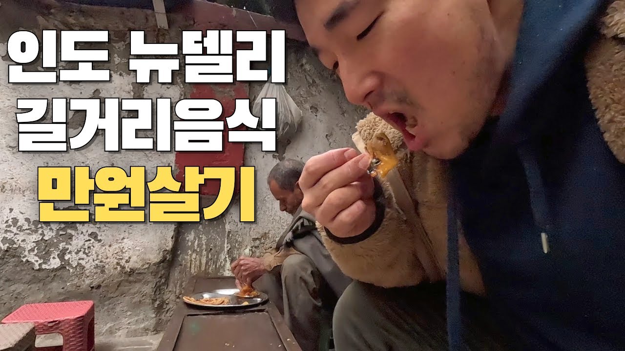인도가 이모양인 이유 🇮🇳 정신이 아득해지는 인도 뉴델리 길거리음식 만원살기