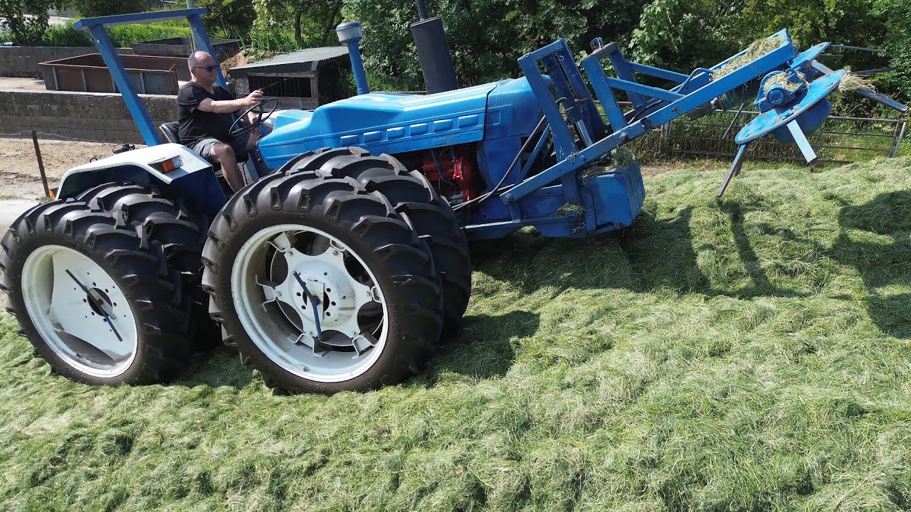 Ford County 1004 op de grasbult! Inkuilen | Deutz Fahr + Schuitemaker