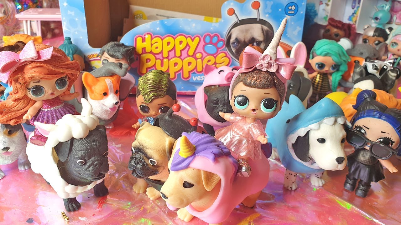 HAPPY PUPPIES 🐶 Glitter e e Candy aprono le bustine con i Cuccioli! [Unboxing]