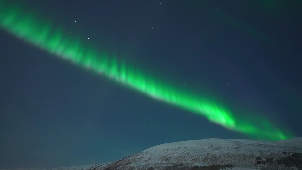 20250312 Aurora | Northern Lights | Nordlys | Tromsø Norway, 4K HDR Kattfjord