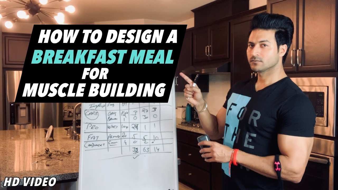 How to Design a BREAKFAST MEAL for Muscle Building || Macro Breakdown by Guru Mann