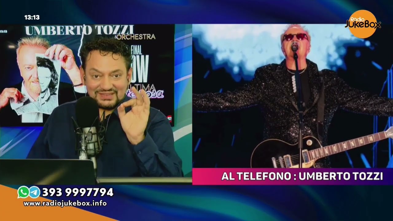 Intervista a UMBERTO TOZZI su Radio JukeBox con Wlady