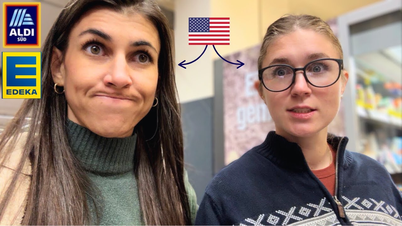 zwei Amerikanerinnen im deutschen Supermarkt  😅 | VLOG