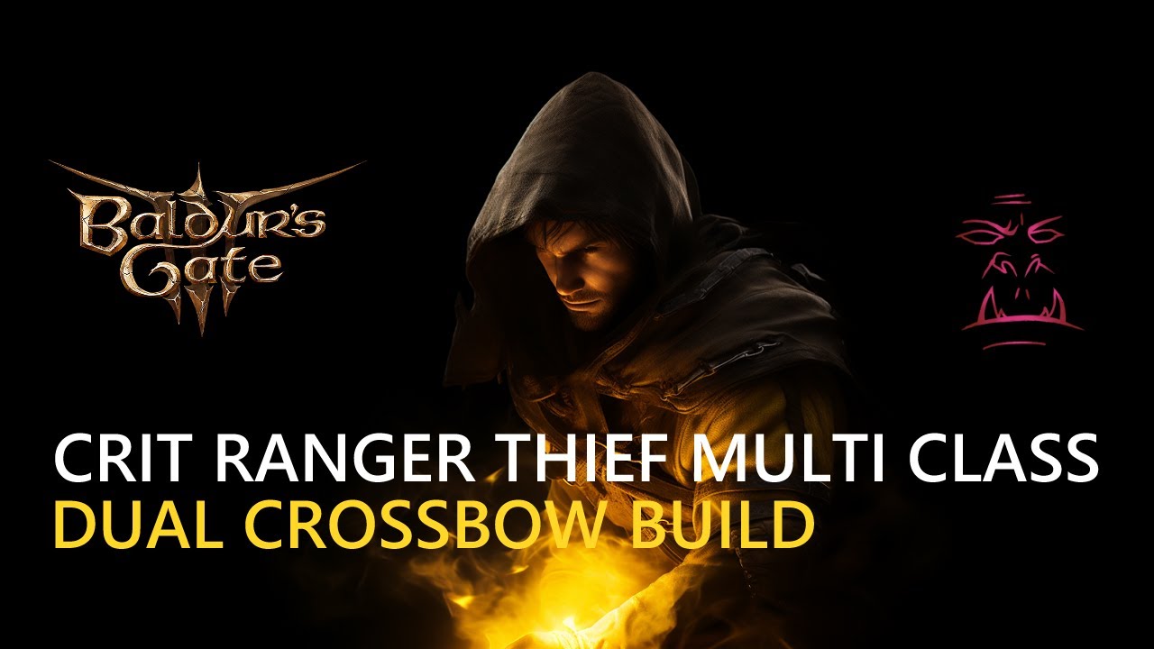 Dual Crossbow Hunter Thief Multi Class Baldur's Gate 3 Build Step by Step Guide [BG3]
