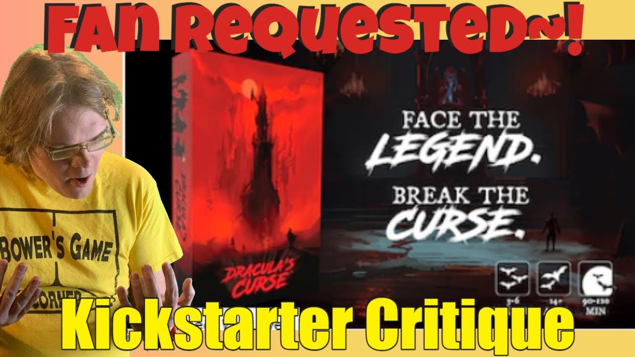 Dracula's Curse™ - A Bloodthirsty Board Game - Kickstarter Critique Review