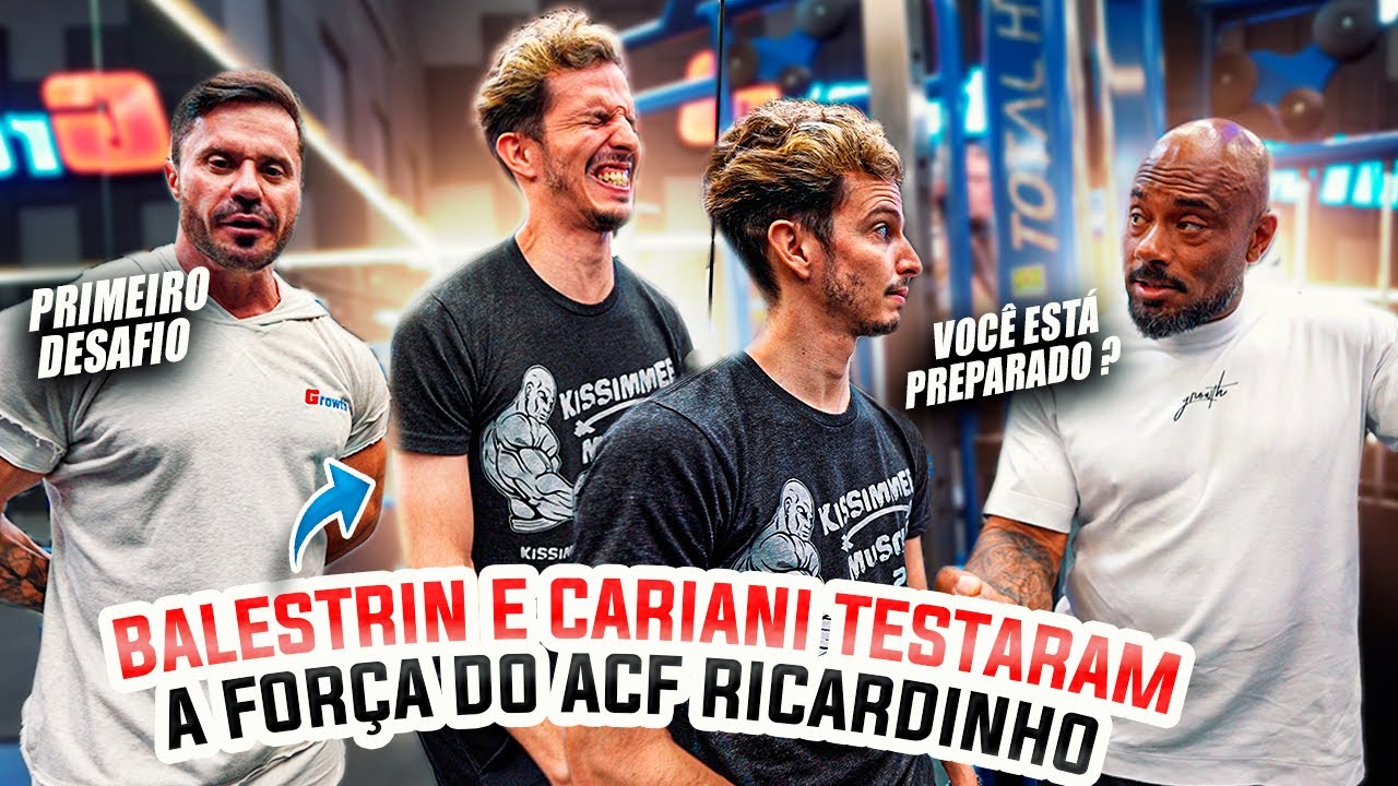 ACF RICARDINHOU ENCAROU O PRIMEIRO DESAFIO COM JULIO BALESTRIN E RENATO CARIANI