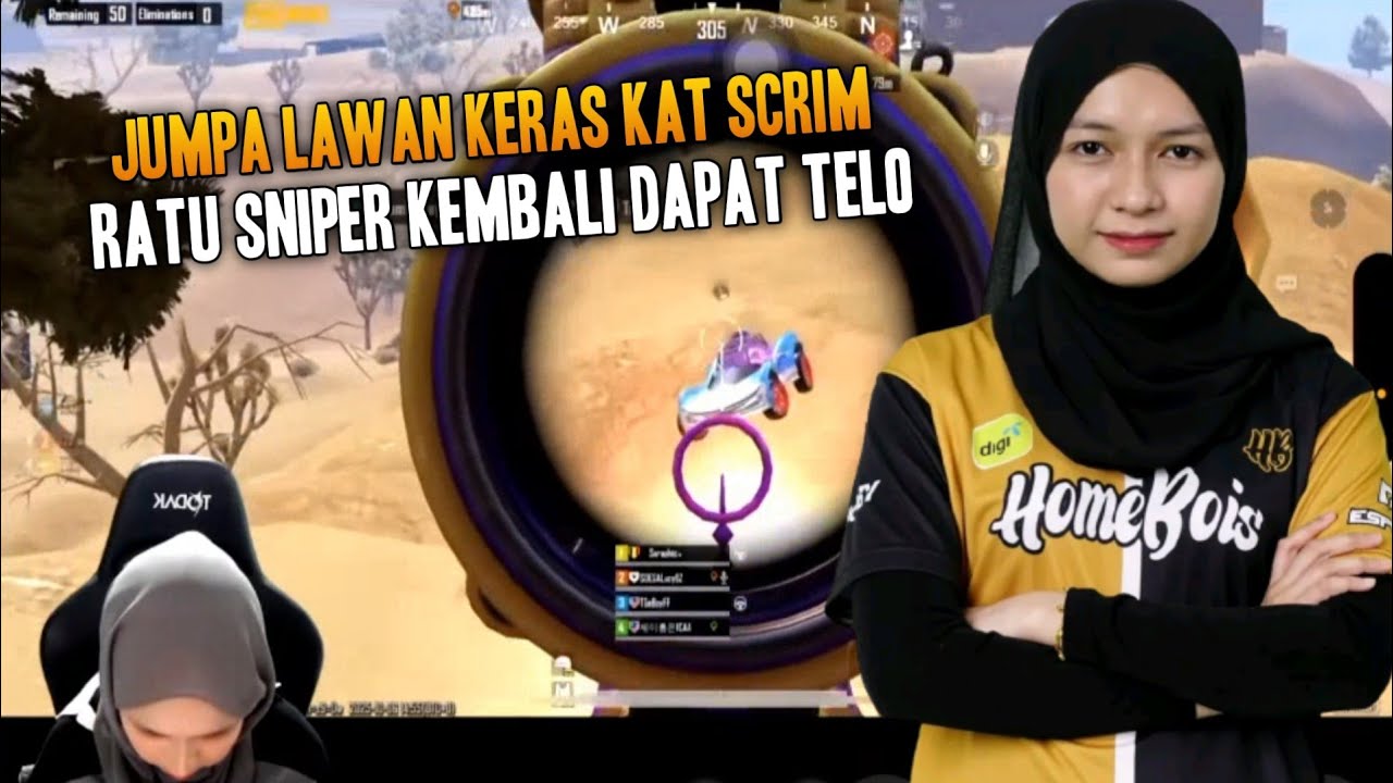 Jumpa Lawan Keras Kat Scrim !! Ratu Sniper Icaa Kembali Dapat Telo | Pubg Mobile
