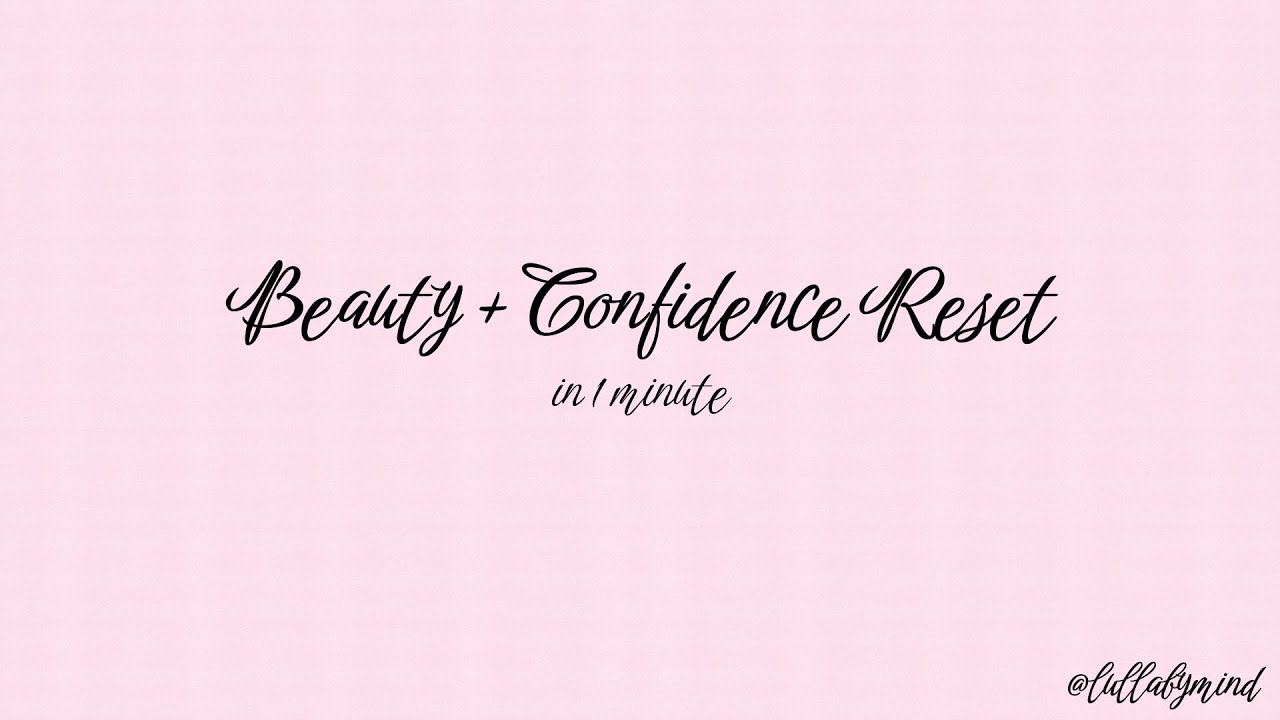 Beauty + Confidence Reset in 1 MIN 🌙 Rain Sounds | LullabyMind
