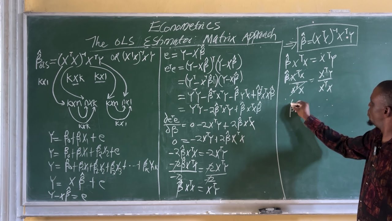 The OLS Estimator: Matrix Approach