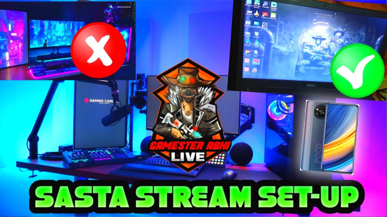 Poco x3 pro Live Stream Setup | Sasta stream setup for middleclass | Mobile se live kaise kre.