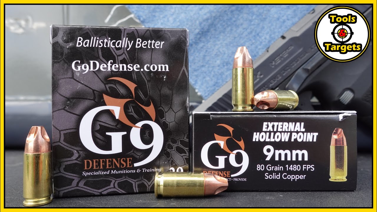 Inside Out!...G9 External Hollow Point 9MM Self-Defense Ammo Ballistic Gel Test & Review!