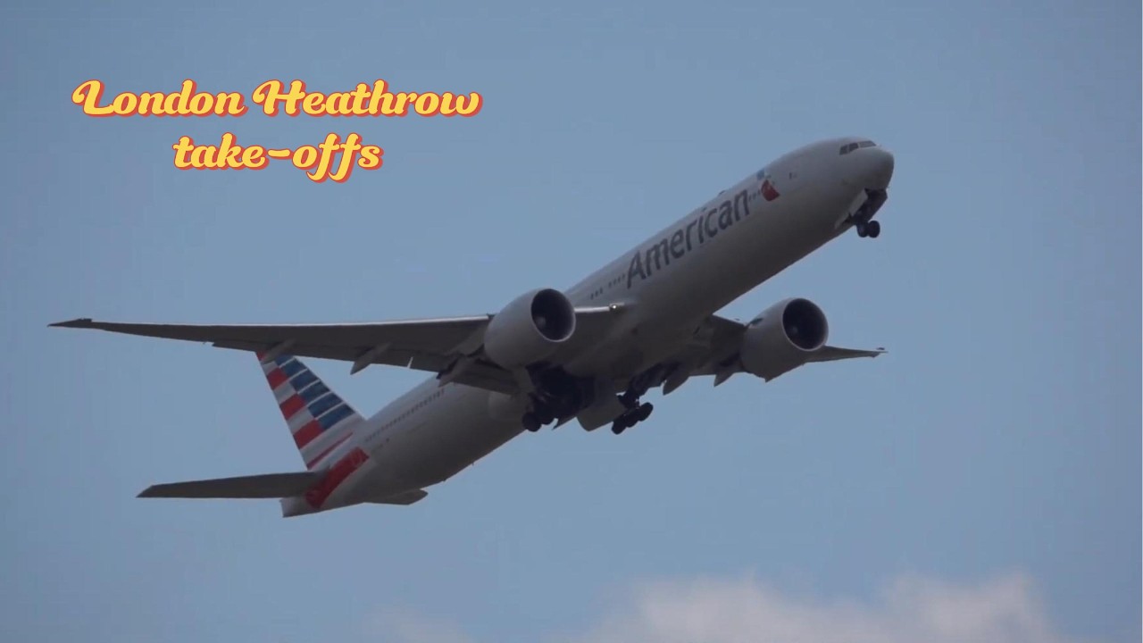 Landing Gear Retraction in Action – 7 Heathrow Takeoffs (LHR Plane Spotting)
