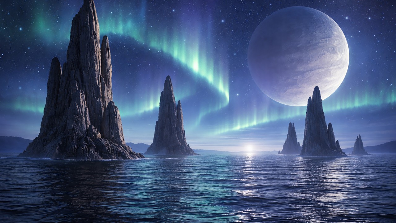 Sci-Fi Cosmic Ocean   1 Hour Ambient Space Music for Sleep & Deep Relaxation