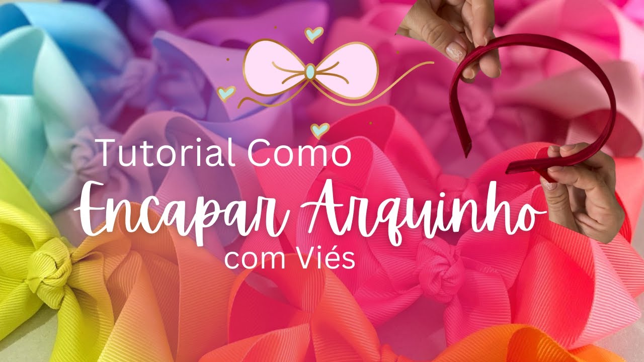 O SEGREDO para ENCAPAR TIARA com Viés | Clube da Laceira | Laço Lucrativo | Curso de Laço | Angelice