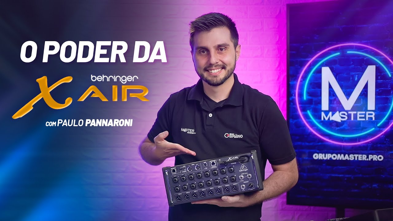 Conheça o PODER da Behringer xAir e Midas MR • MasterCursos.Pro