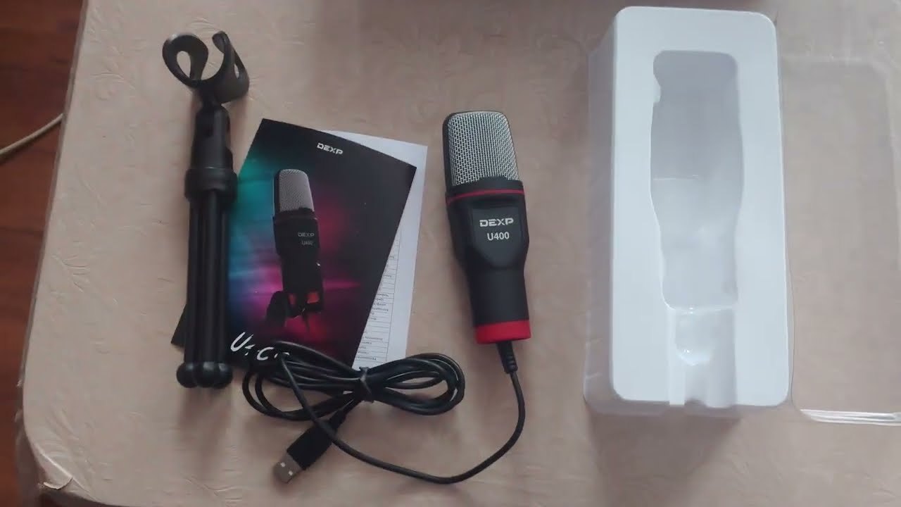 Обзор и Распаковка  Игрового Микрофона - DEXP U400 Gaming Series