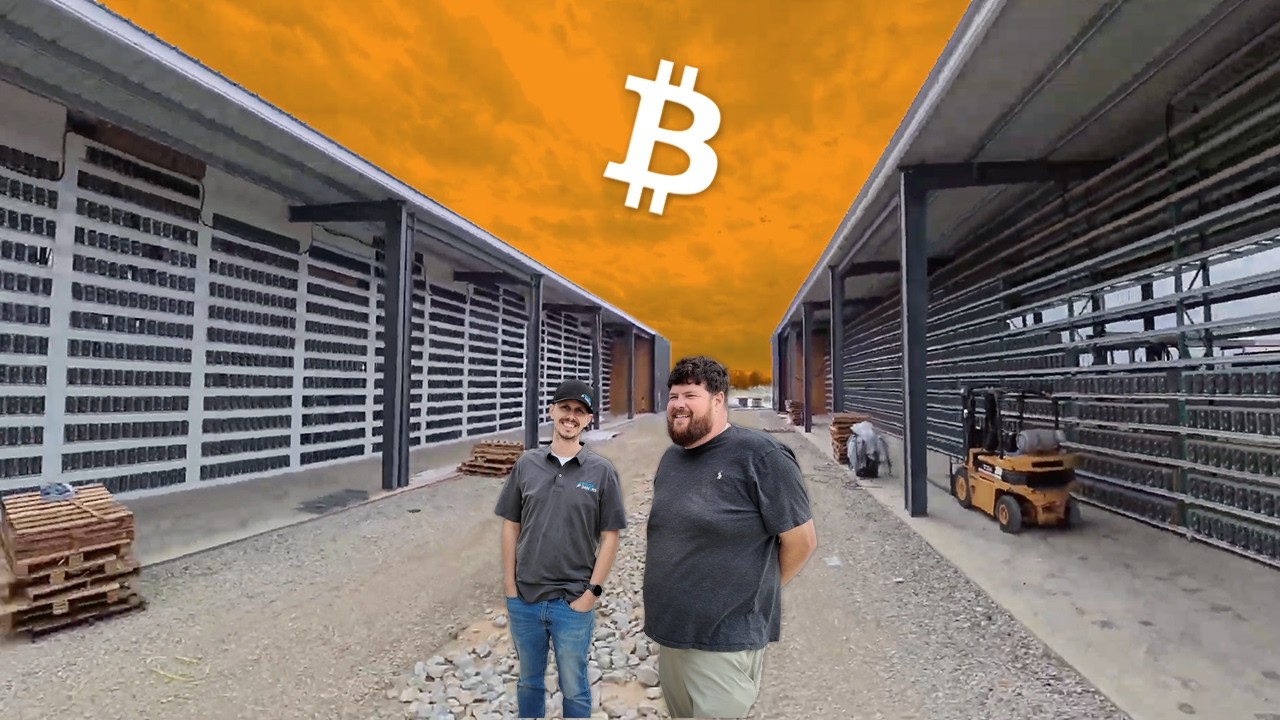 БЕЗУМНАЯ ферма для майнинга биткоинов с воздушным охлаждением