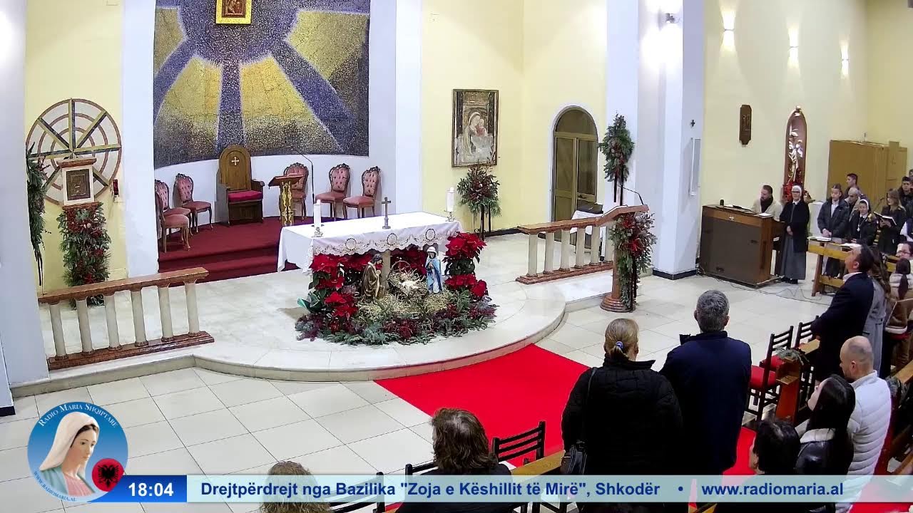 Mesha e shenjtë nga Bazilika e Zojës së Këshillit të Mirë, Shkodër.