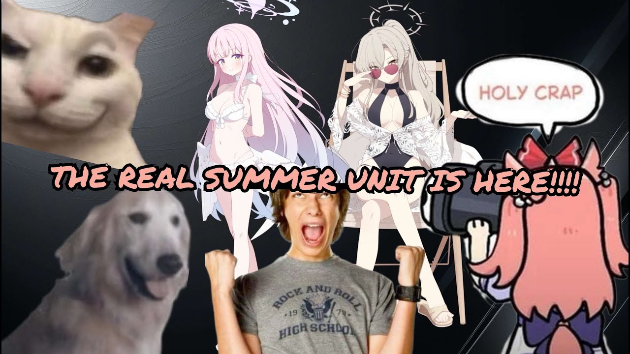 Blue Archive Summer Mika and Nagisa Summons FINALLY THE BEST TEA PARTY MEMBER IS HERE RAHHHHHHHH!!!!