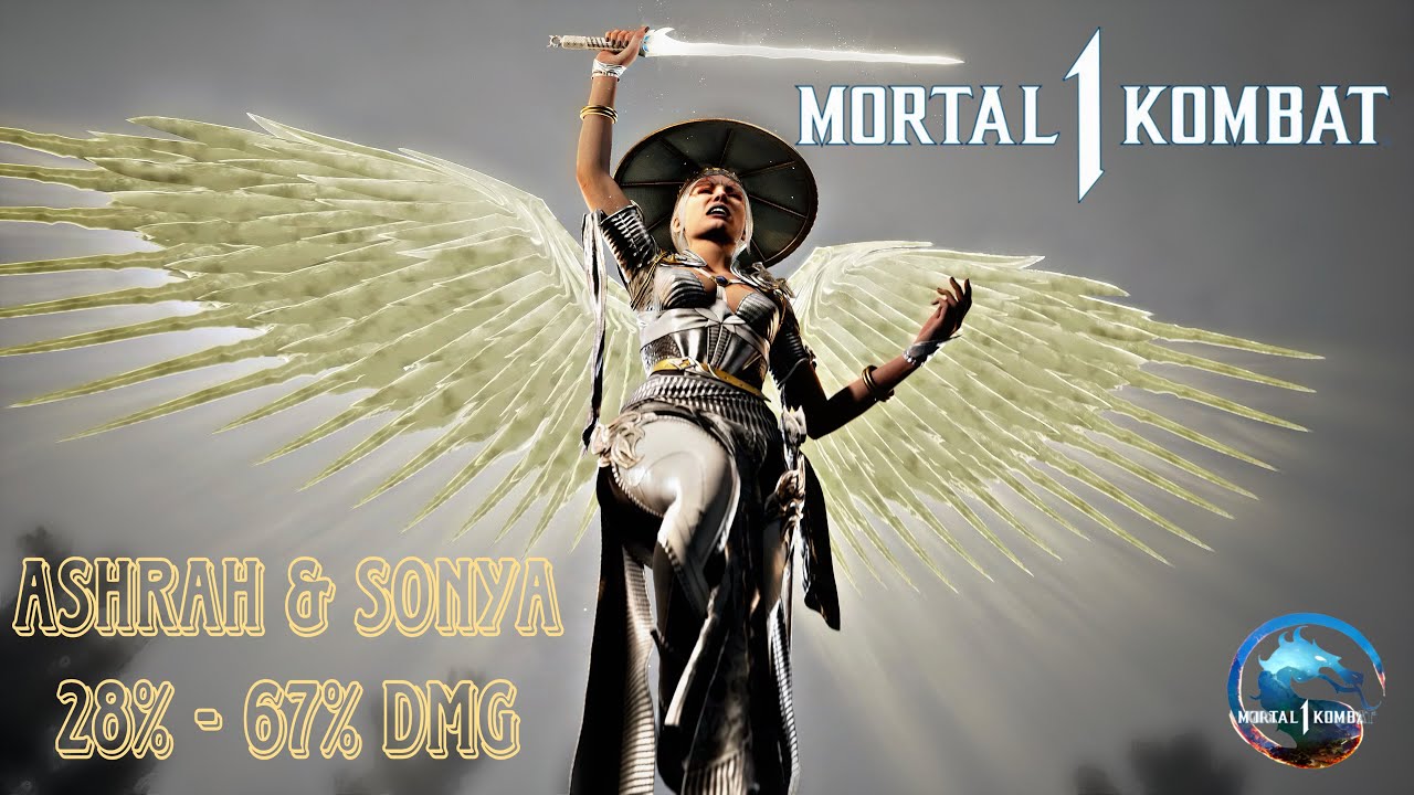 Mortal Kombat 1 | Ashrah and Sonya 28% - 67% Big Damage and Swaggy Combos