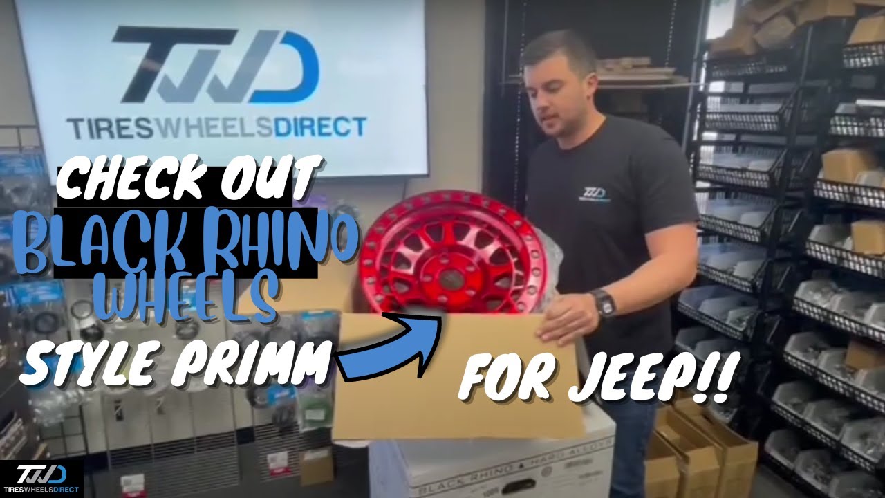 CHECK OUT THESE RED BLACK RHINO PRIMM FOR JEEP!